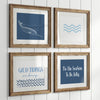 4pc beach house Christmas decor