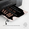 printable 50th birthday rose gold sign