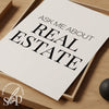 Ask Me About Real Estate, Realtor Gifts, Real Estate Quotes, Office Decor, Realtor office prints, realtor wall art, Real Estate Signs