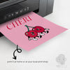 printable mon cheri poster