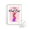 the nail bar wall decor