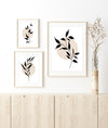 mix and match printable black and beige art