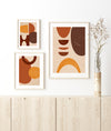 mix and match printable orange wall prints