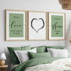 4pc Sage Green Bedroom Printables Set