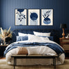 Navy Boho Mid-Century Wall Art