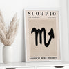 Printable Scorpio Zodiac Print