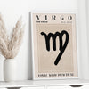 Printable Virgo Zodiac Print