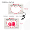 valentines day baby bum printable