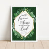 But As for me and my house, we will serve the lord Bible Quote Art