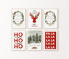 holiday wall art set of 6 printable wall decor