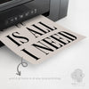 Coffee Is All I Need Coffee Printable Sign