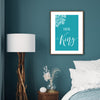 her king teal bedroom decor