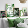 set of 5 tropical decor