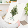 green merry Christmas wall decor