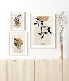 Beige and Black Abstract Boho Wall Art