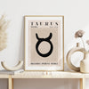 Printable Taurus Zodiac Print