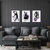 Purple and Black Matisse Art Print