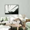 sage green large living room print