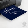 Navy Blue Bedroom Wall Art