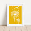 Yellow Mustard Dandelion Wall Art